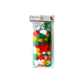 Darice, 300 Piece, Jumbo Craft Pack, Christmas Theme, Assorted