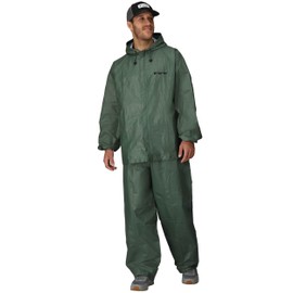 FROGG TOGGS Men's Ultra-Lite2 Waterproof Breathable Protective Rain Suit, OD Green, Large