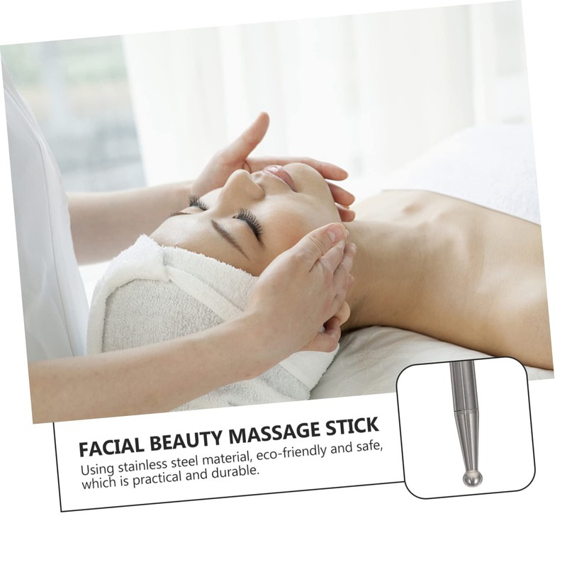 TOVINANNA 1pc Stainless Steel Massage Stick Ergonomic Muscle Rod for