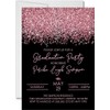 Pink Graduation Party Invitations, Magenta Graduation Party Invitations with Envelopes