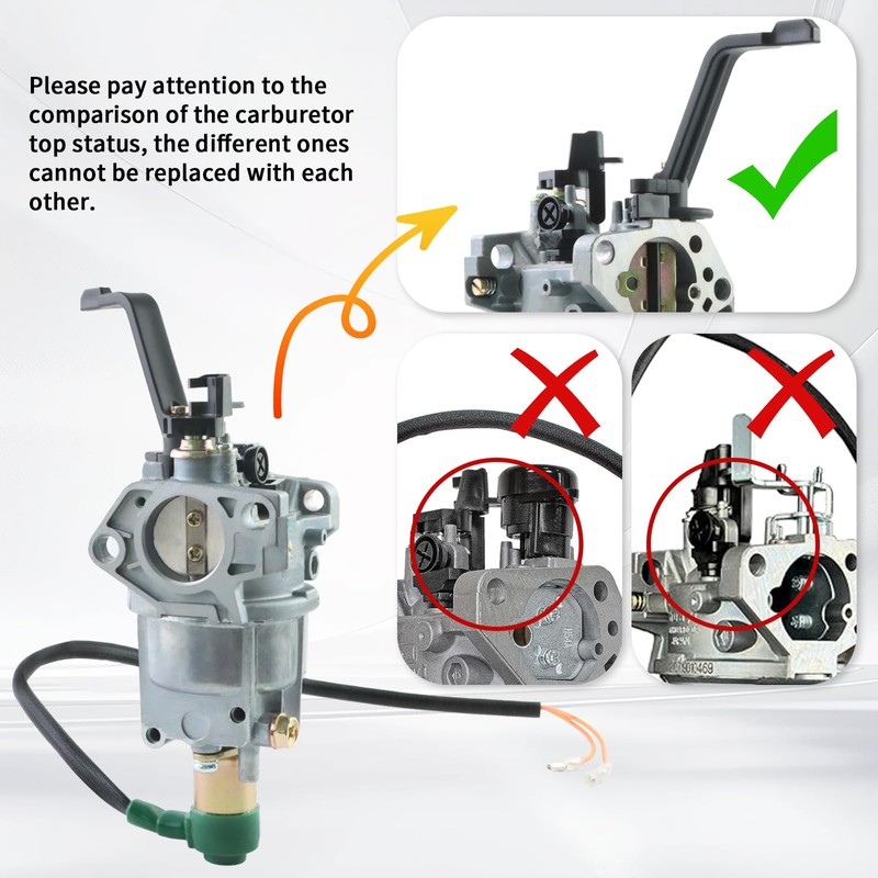 KIKITE 8750w Gasoline Generator Carburetor Compatible with Champion Generac Predator