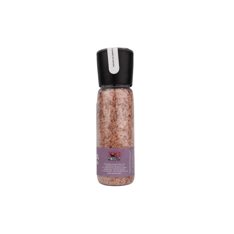 Natural Pink Himalayan Cooking Salt in Refillable Grinder - 12