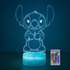 Hoofun Stitch Night Light with Timer & Memory,【2025 New Upgraded】