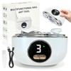 YunLuna 3-in-1 Electric Nail Clippers with Light Safe for Baby