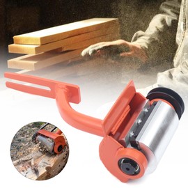 Chainsaw Log Debarker Peeler Carving Mill Notcher Attachment Log Peeler Chainsaw Debarker Debarking Attachment Peeler for Timber Processing with Spare Blade Gloves - Orange