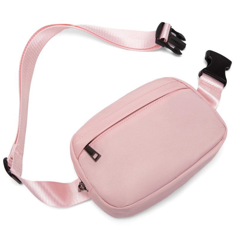 Riñonera unisex con correa ajustable, Rosa, 8.5 inches, Elegante riñonera
