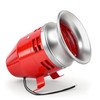 Baomain MS-390 110V AC 0.93A Motor Siren - 125dB Industrial