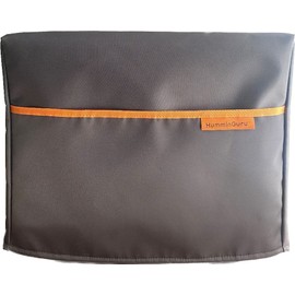 HumminGuru Premium Dust Cover with Front Pocket for HG01 & NOVA Ultrasonic Vinyl Record Cleaner- Store 7”/10” Record Adapters & Vinyl Record Cleaning Kit for Ultrasonic Vinyl Record Cleaning Machine