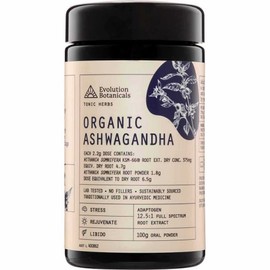 Evolution Botanicals Buy Evolution Botanicals Ashwagandha Organic 15:1 100g Online