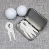 Azeeda 'Donkey Head' Golf Divot Tool/Repair Fork Gift Set (GO00018215)