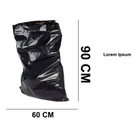 MDJ 5 Kilos De Bolsas Negras Para Basura Multiusos 90x120 Cm