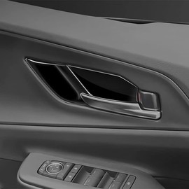 TADOKAPATU Toyota New Prius 60 Series Exclusive Inner Door Handle Panel, Inner Door Handle Cover, Interior Door Bowl Cover, Dress-Up Interior Parts, Custom Garnish, Interior Panel, Accessories, ABS