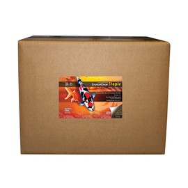 CrystalClear Staple Balanced Nutrition Koi Fish Food for Every Day Feeding, 3mm Pellets, 40 Pound Bucket