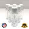 Empty Clear Plastic Bottles 2 Oz, Small Travel Bottles Set,