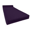 Amfuton Purple Sleeper Chair Folding Foam Beds, Lounger Studio Bed