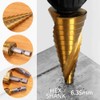 Fongmore 4-32mm HSS Titanium Coated Step Drill Bit High Speed