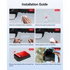 REDTIGER Adhesive and Electrostatic Stickers for VP20 Dash Cam Mounting,