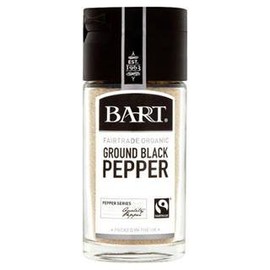 Bart Fairtrade Organic Ground Black Pepper 38G