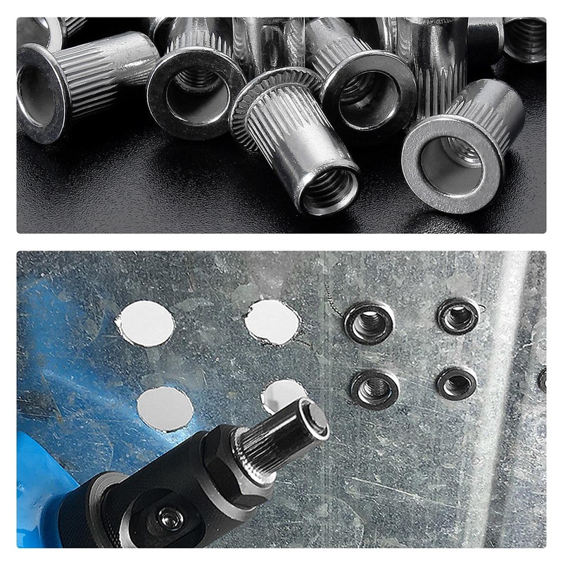 Gueenky Pack of 150 Rivet Nuts M5 Stainless Steel Rivet
