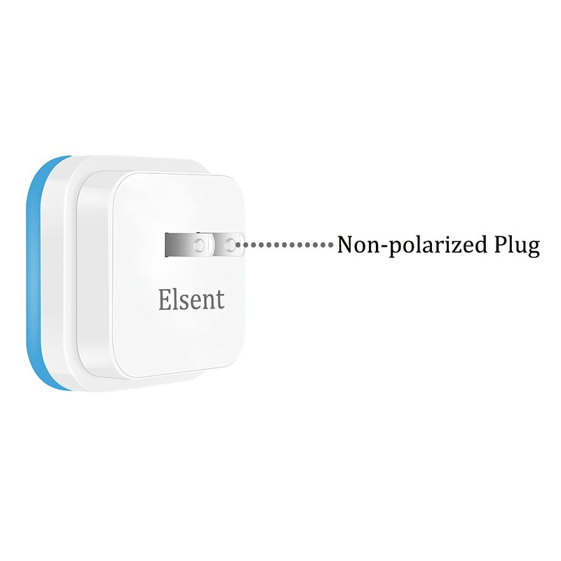 Elsent [ Pack of 4 ] Bright Blue Night Lights,