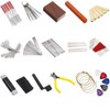74 PCS Guitar Tool Kit with Carry Bag, Repair Maintenance