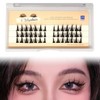 Coollooda False Eyelashes Individual Cluster Partial Type Natural Popular Easy