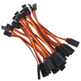 Diitao 28PCS Servo Extension Lead Wire Cable 7 Sizes 3-Pin Servo Extension Cable Wire Cord Male to Female Remote Control Lead Wire Connector for RC Cars Airplane(6cm/10cm/15cm/20cm/30cm/50cm/100cm)