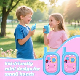 Walkie Talkies for Kids 3 Pack,3 Miles Family Walky Talky Children Radio Long Range,22 Channels Kids walkie talkies with VOX Function,3-12 Years Old Boys Girls Xmas Birthday (Blue 001)