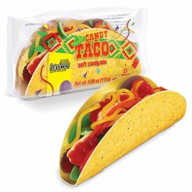 Raindrops - Gummy Candy Taco - Yummy Gummy Food Looks Just Like a Taco - Unique and Edible - Mens Stocking Stuffer Ideas - (4.0 oz)