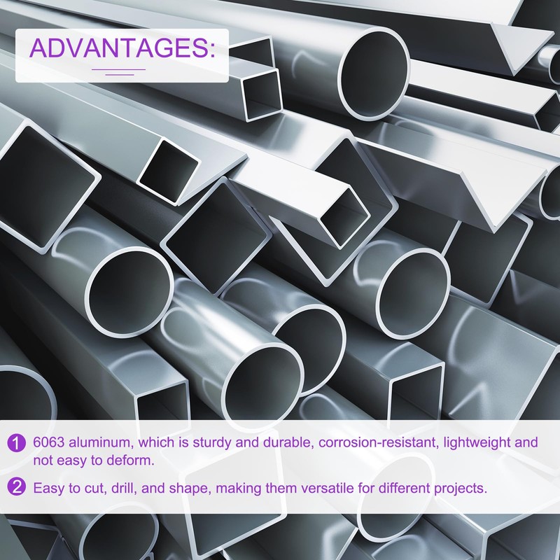 DMiotech 6061 Aluminum Round Pipe Outer Diameter 4" (about 100mm)