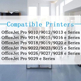 ColorPrint Compatible Ink Cartridge Replacement for HP 962XL 962 XL for OfficeJet Pro 9010 9015 9025 9018 9020 9012 9019 9016 9014 9027 9029 9026 9022 9028 e Series Printer (2-Pack, Black High Yield)