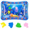 Water Mat Tummy Time Water Play Mat, Dolphin Inflatable Sensory