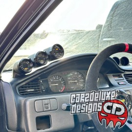 CARZDELUXE Triple gauge pod mount for 1992-1995 Civic EG functional defrost vent