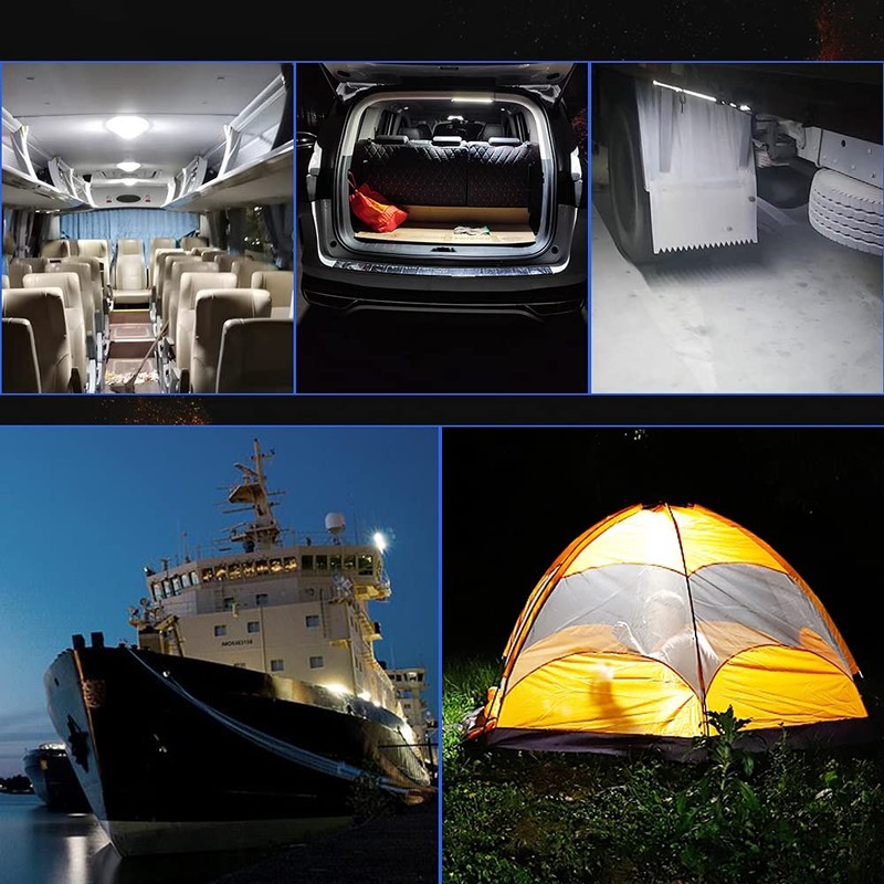 Room Lamp, LED, White, Cargo Light, Indoor Lighting, Truck, Interior