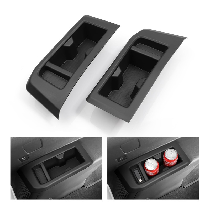 SMABEE 2PCS Rear Cup Holder Inserts for 2024 2025 Toyota