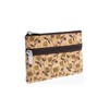 Boshiho Eco-Friendly Cork Zip Wallet with Key Ring, Green (green
