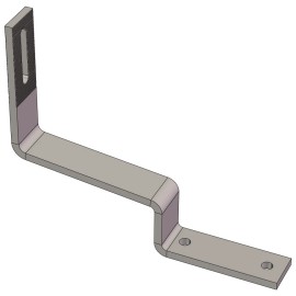 Magerack Tile Hook Bracket w Flashing Solar Panel PV Module Mounting Tile Roof - 10 Flat Tile Hooks