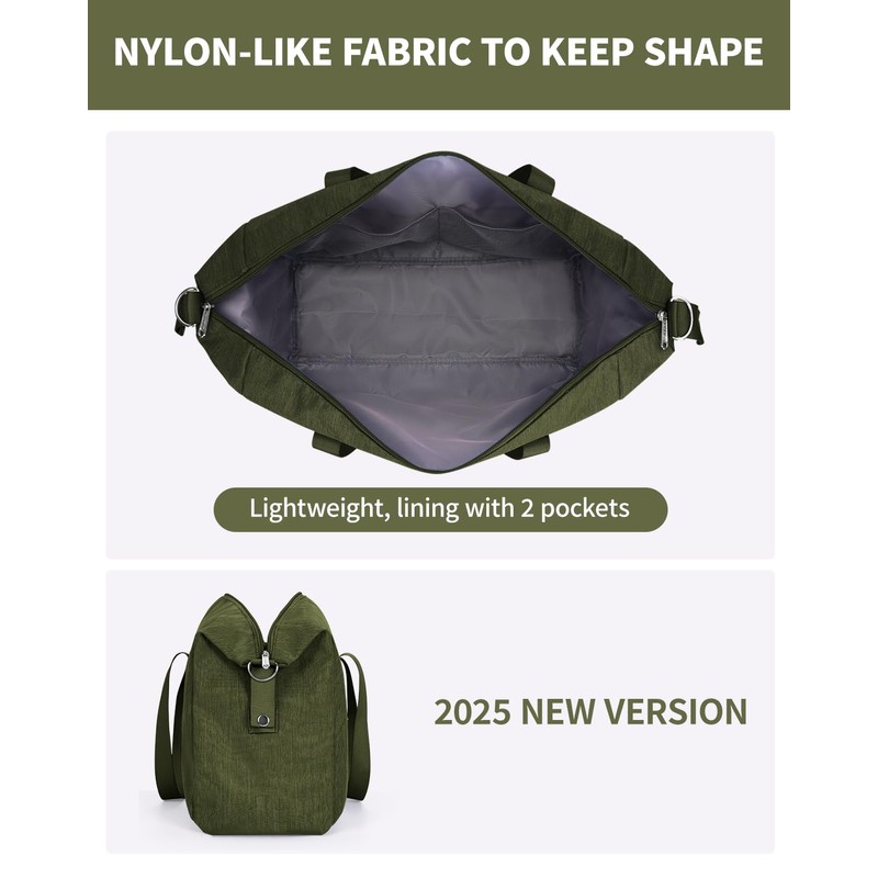 Narwey For Spirit Airlines Personal Item Bag 18x14x8 Foldable Duffle