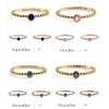 Cream Dot Ring, Women's, Popular, 18k Coating, Birthstone Color, Single