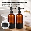 Homepicker 16 oz Hand and Dish Soap Dispenser Set for
