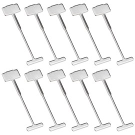 VGOL Pack of 200 T?Pins Interchangeable Steel Needles Tile Levelling System 0.9mm Tile Levelling System Floors Walls Building Construction Tool Silver 32mm Length