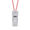 Boundless Voyage Titanium Whistle Emergency Survival Safety Whistles with Lanyard