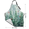 Granbey Colorful Dog Paws Apron, Christmas Tree, 28 x 33"
