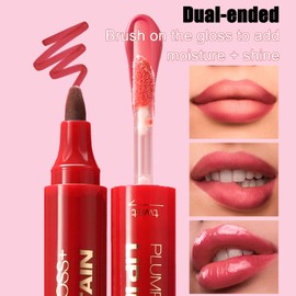 3pcs Lip Stain with Precise Pen-Like Tip, Chisel Tip Marker Lipstain, Smooth Application, Satin Stained Finish, Matte Color Look, Transfer-Proof, All Day Wear Lip Color