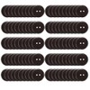 100 PCS Round Black Button 10mm Resin Sewing Buttons 2