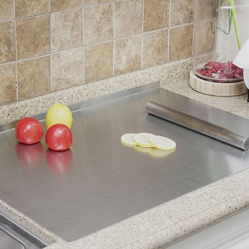 BILLAMB Stainless Steel Cutting Boards for The Kitchen, Suitable for