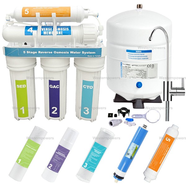 WP 5 Stage Reverse Osmosis System - Drinking Water Filtration