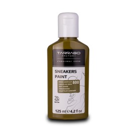 Tarrago Sneaker Leather Paint - Acrylic Individual Shoe Colour - for Trainers, Boots, Bags, Purses - Matt, Flexible, Perfect Coverage - Camouflage Green #800 - 4.4 Fl.oz