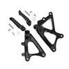Front Footrest Foot Pegs w/Bracket Fit For Yamaha YZF R1