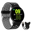 W8S Ultra Thin Round Screen TPU Strap Heart Rate Blood